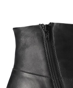 dames enkellaarzen zwart