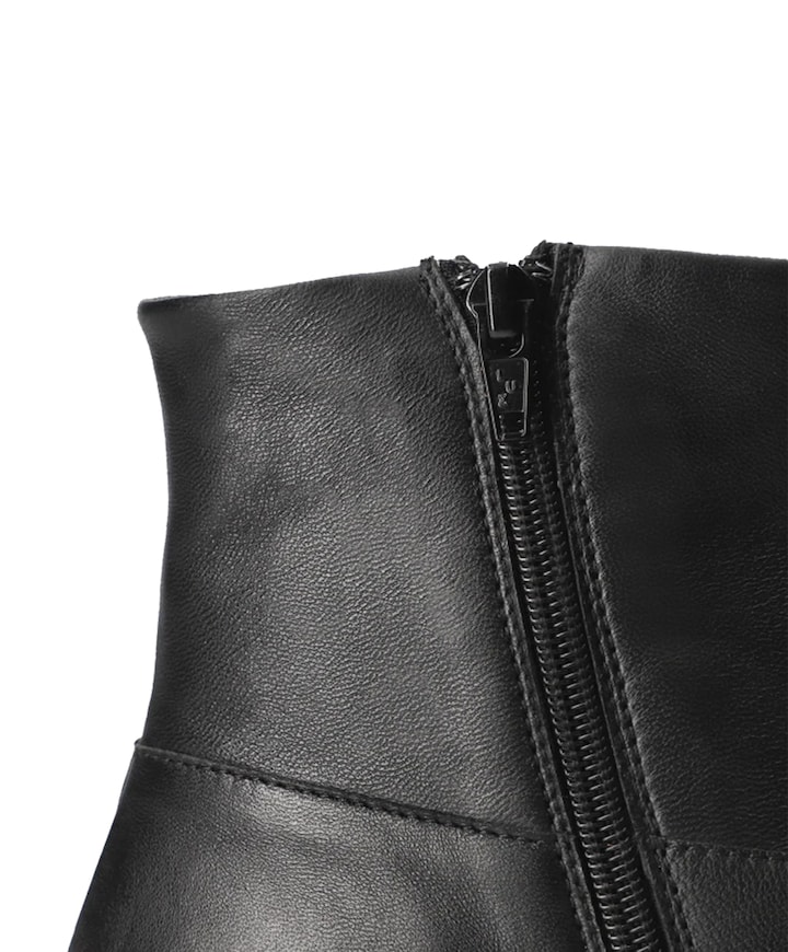 dames enkellaarzen zwart