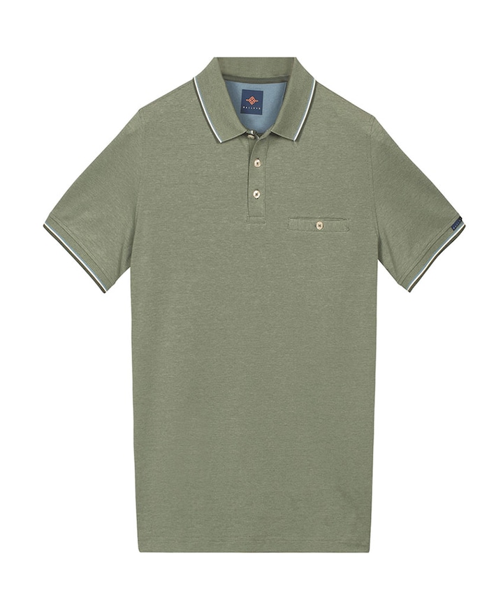Heren polo groen