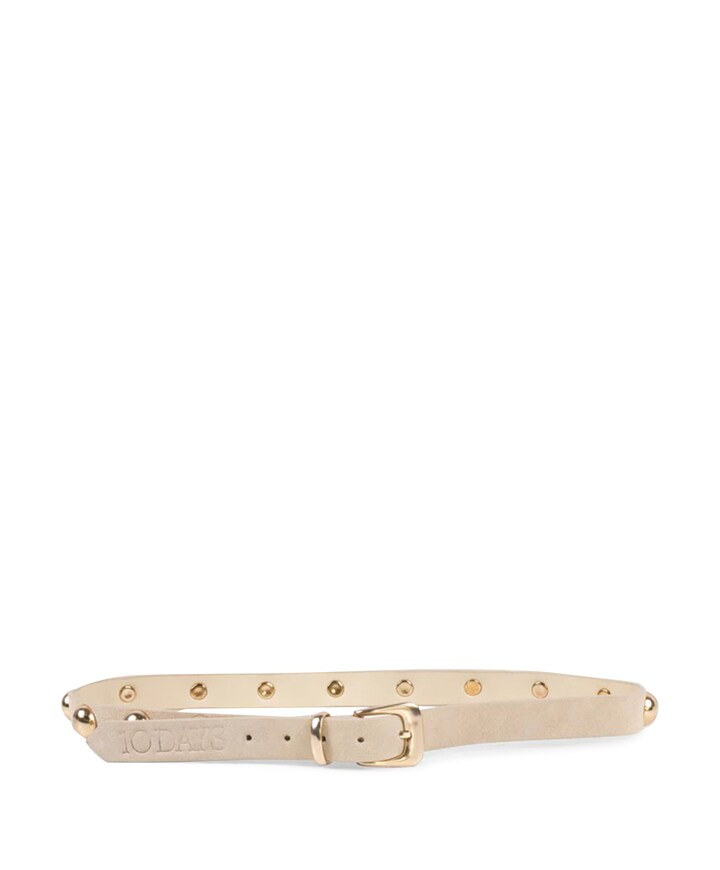 Dames riem beige