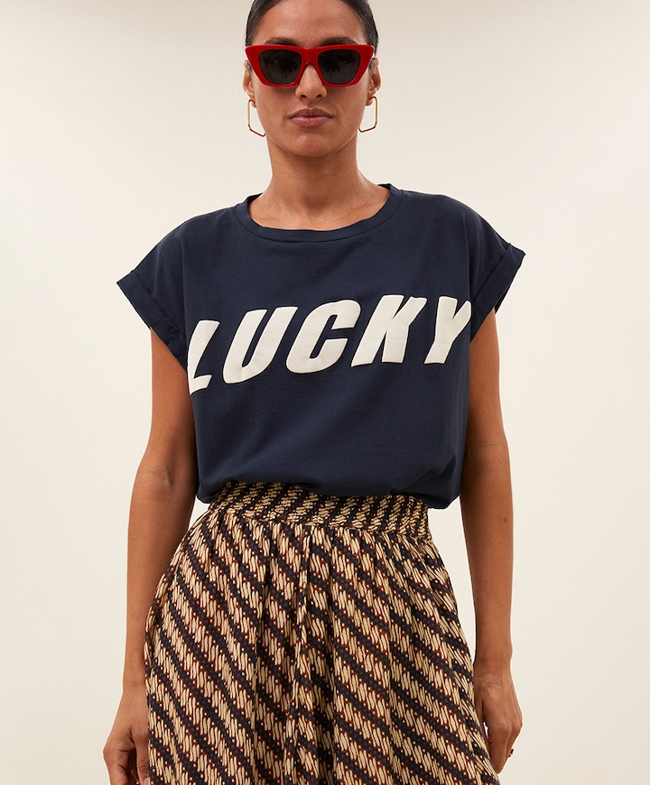 Dames T-shirt blauw
