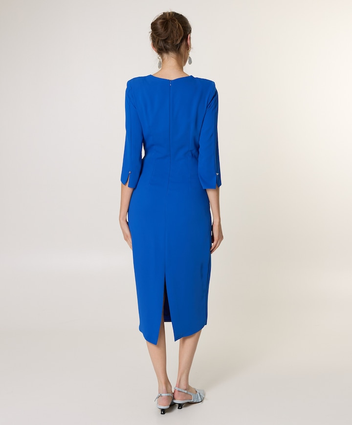Dames jurk blauw