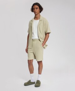 EBB STRUCTURED SHORTS heren korte broek beige