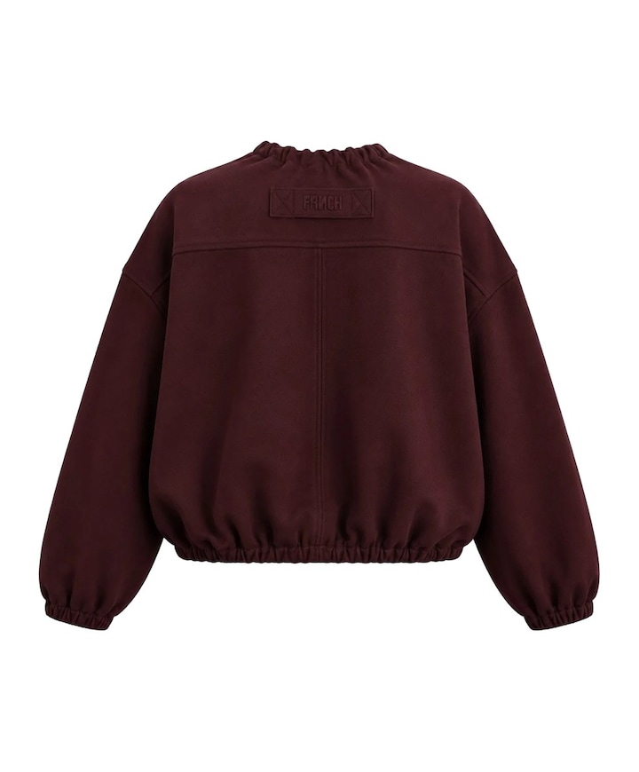 Dames vest bordeaux