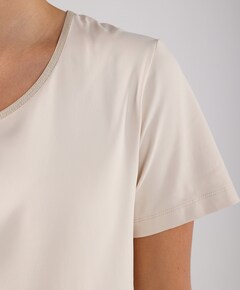 Dames t-shirt beige