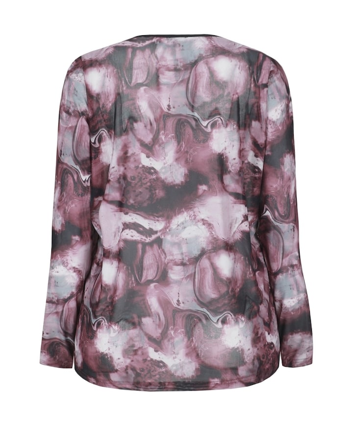 Dames longsleeve bordeaux