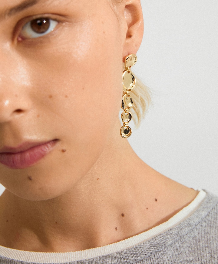 Dames oorbellen goud