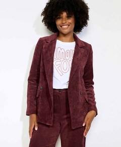 Dames blazer bordeaux