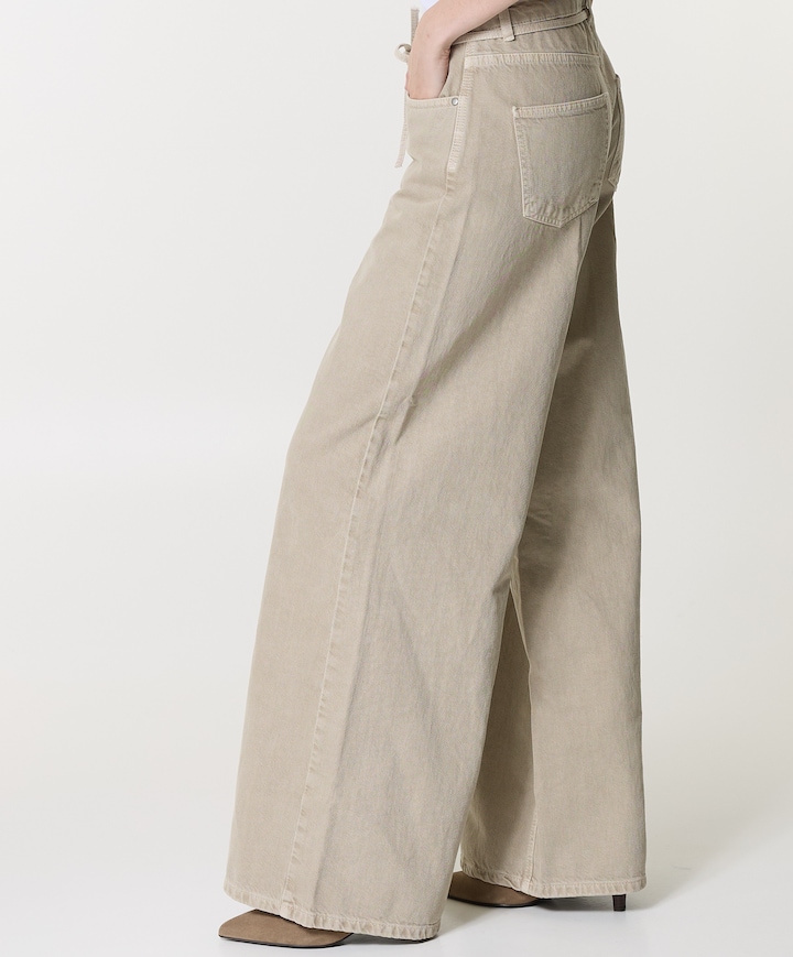 Wide MWKaro 175 dames jeans beige