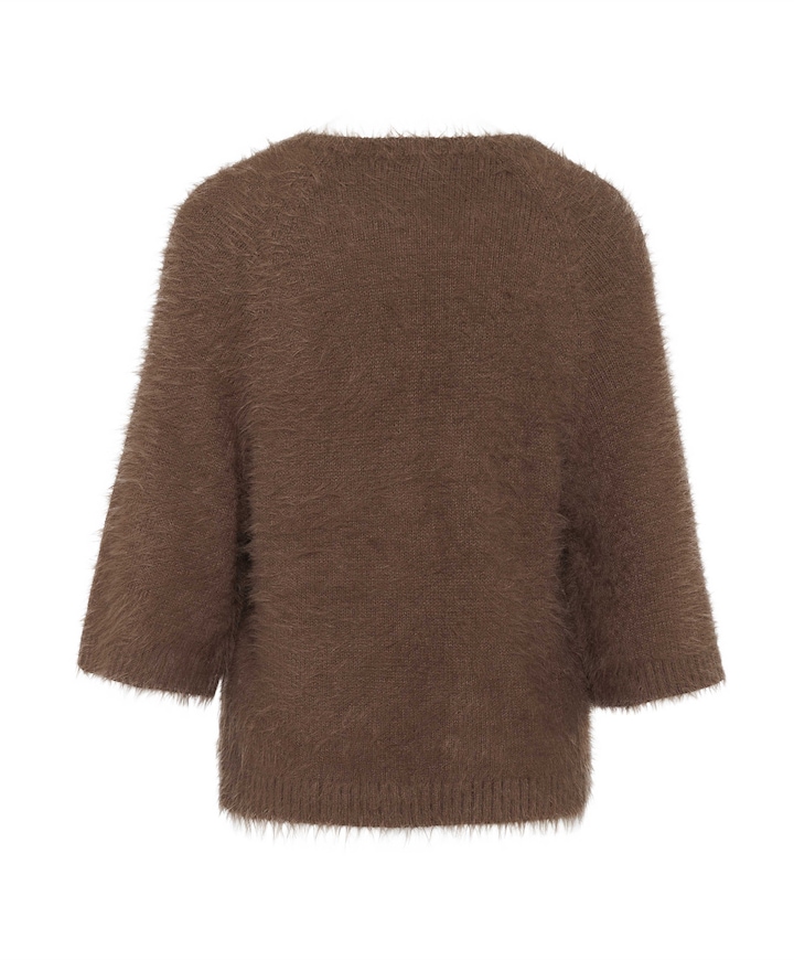 Dames vest bruin