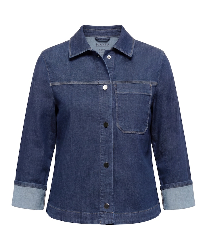 Dames blouse blauw