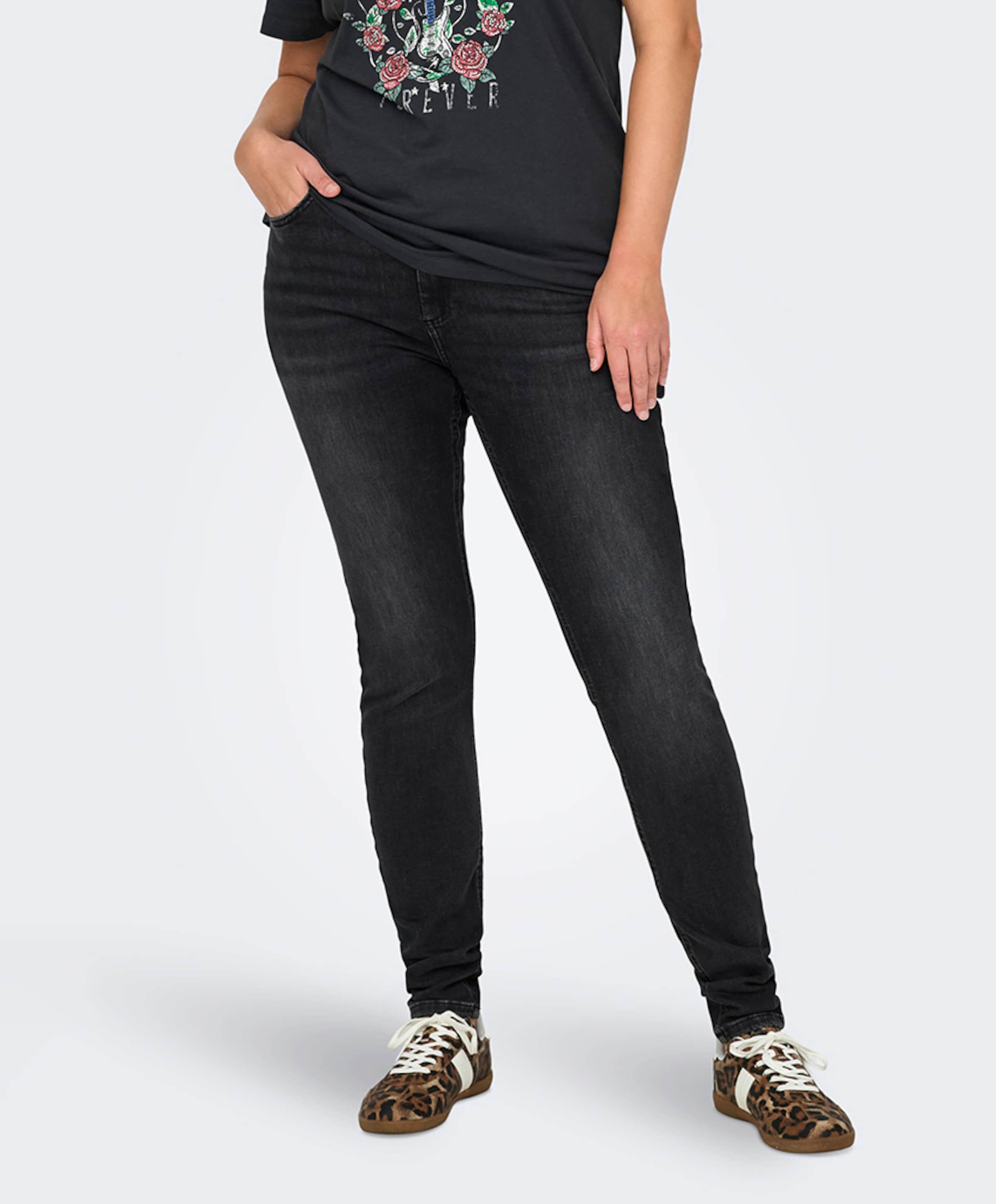 CARWILLY REG SKINNY DNM CRO224 NOOS jeans zwart