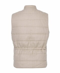 Heren bodywarmer beige