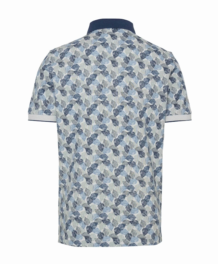Heren polo blauw