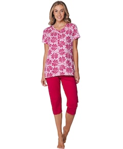 Dames pyjamaset roze