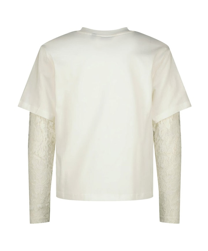 Meisjes longsleeve wit
