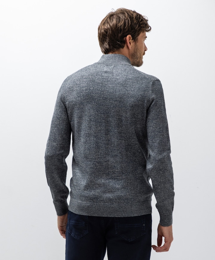 Heren vest grijs