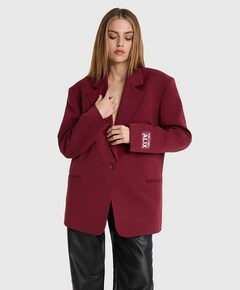 Dames blazer bordeaux