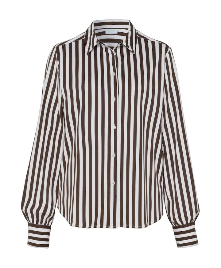 Dames blouse bruin