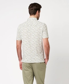 Heren overhemd korte mouw ecru