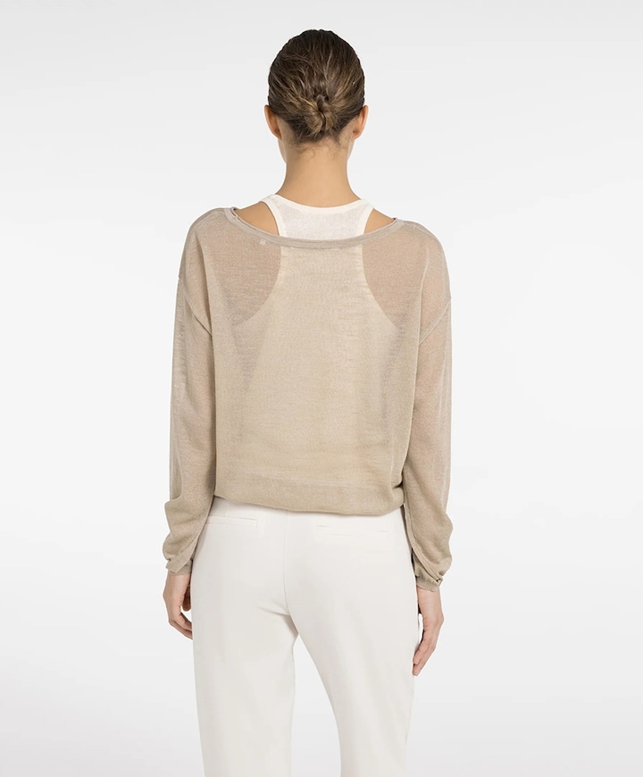 Dames sweater beige
