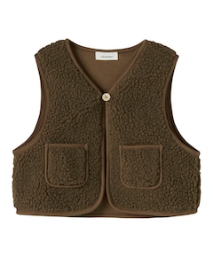 Jongens gilet bruin