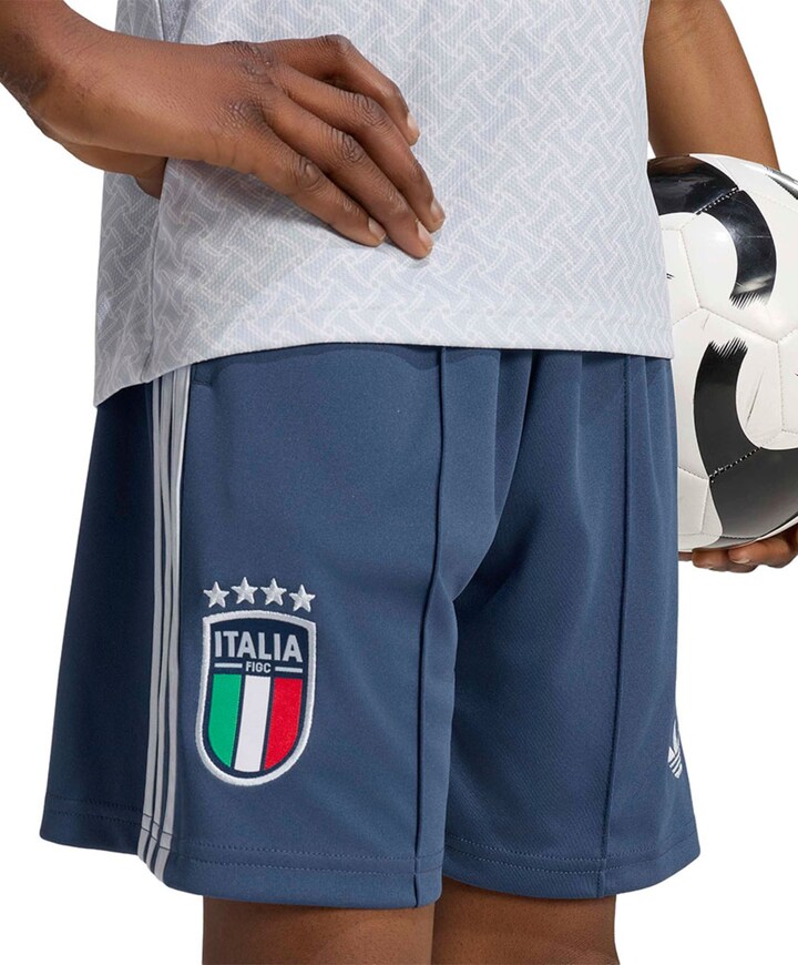 Figc A Sho Y jongens shorts blauw
