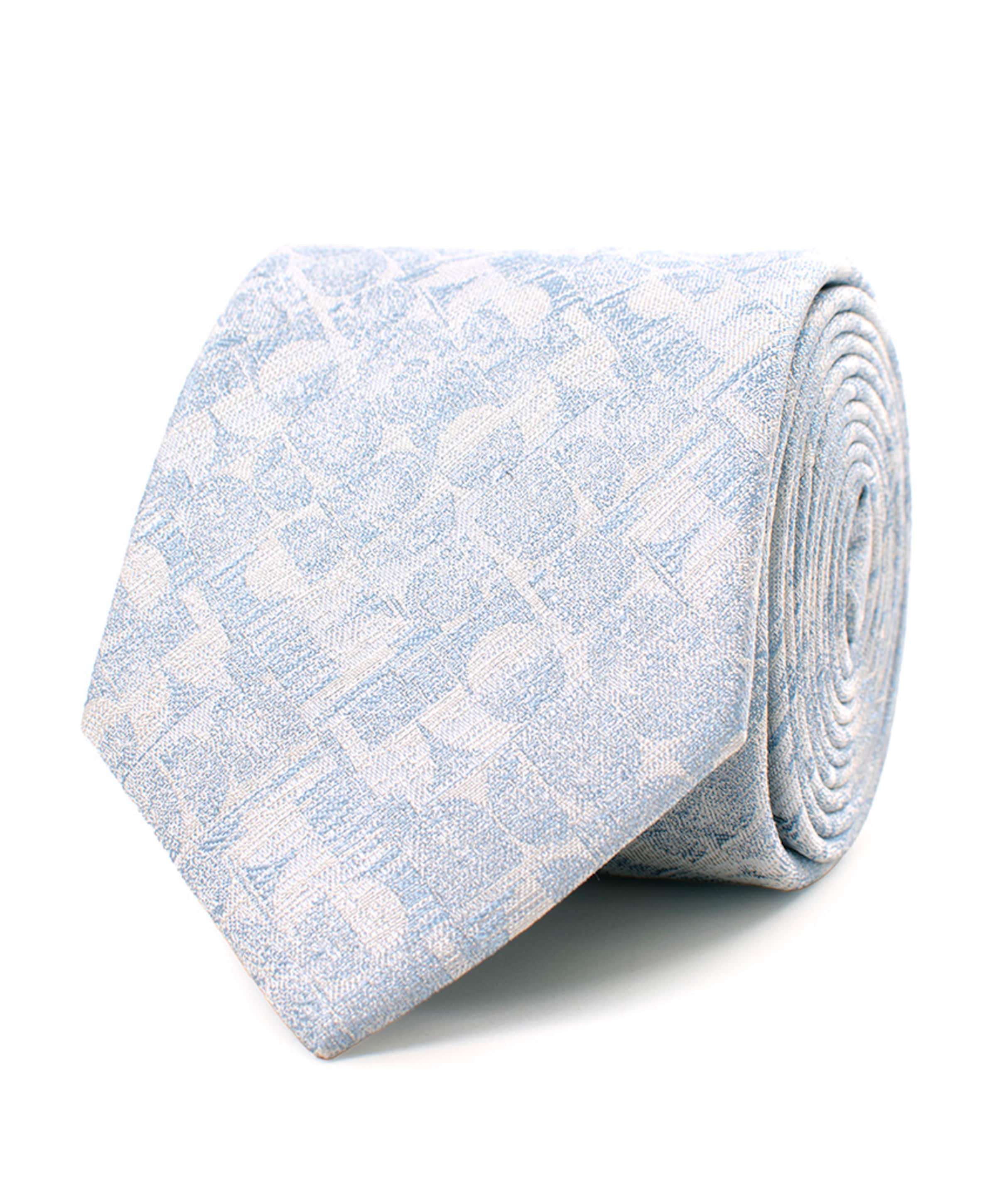 Heren stropdas blauw