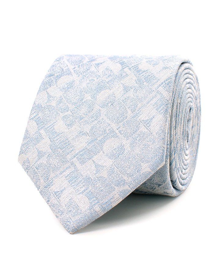 Heren stropdas blauw