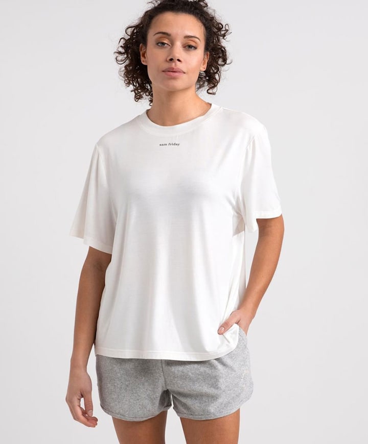 Dames T-shirt ecru