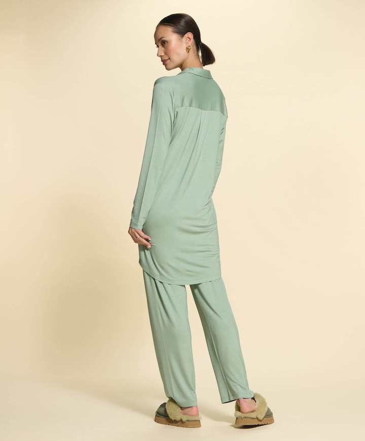 Dames nachthemd groen