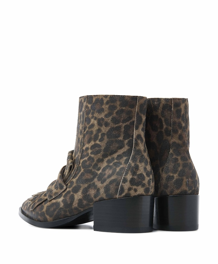 Rose Hannah dames enkellaarzen bruin