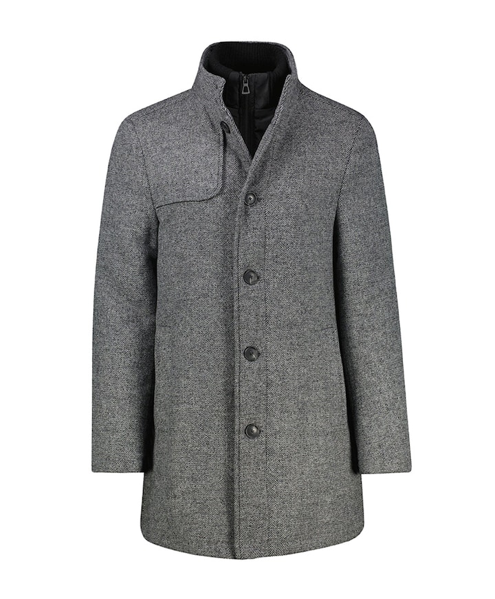 Heren jas grijs