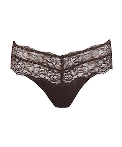 Dames string bruin