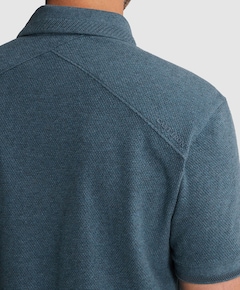 Heren polo blauw