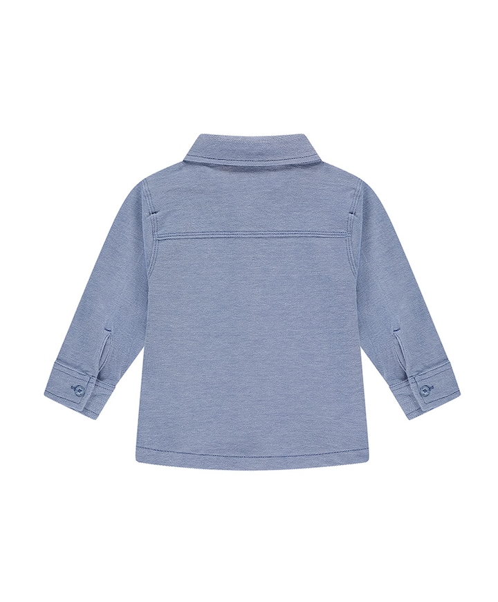 Jongens overhemd blauw