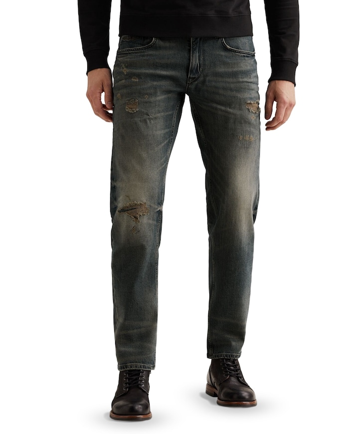WINGLOAD TINTED GREENCAST DESTROY heren jeans grijs