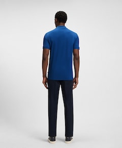 Heren polo blauw