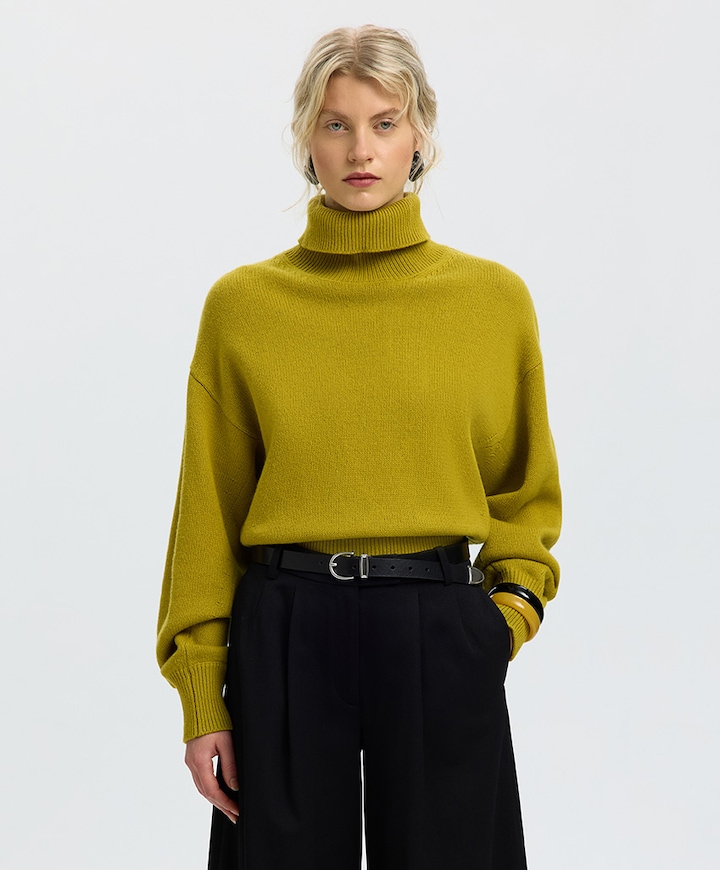 Dames coltrui groen