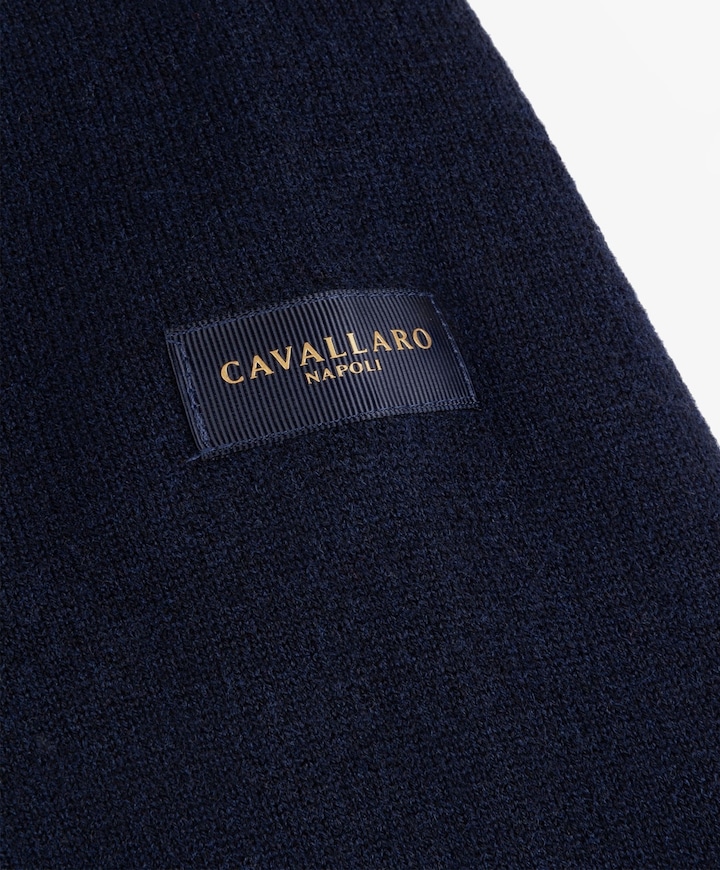 Heren coltrui blauw