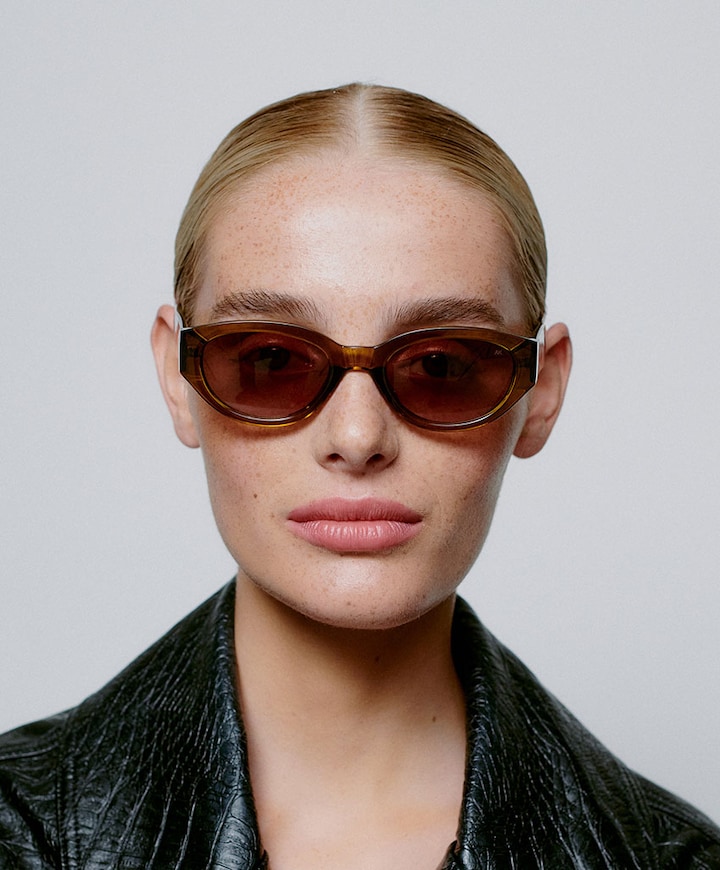 Uniseks zonnebril bruin