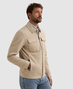 Heren overshirt beige