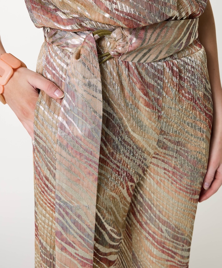 dames jumpsuit beige