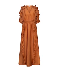 Dames jurk oranje