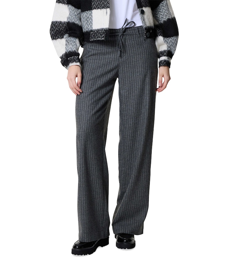 Masha_Wide_Leg_156 dames broek grijs