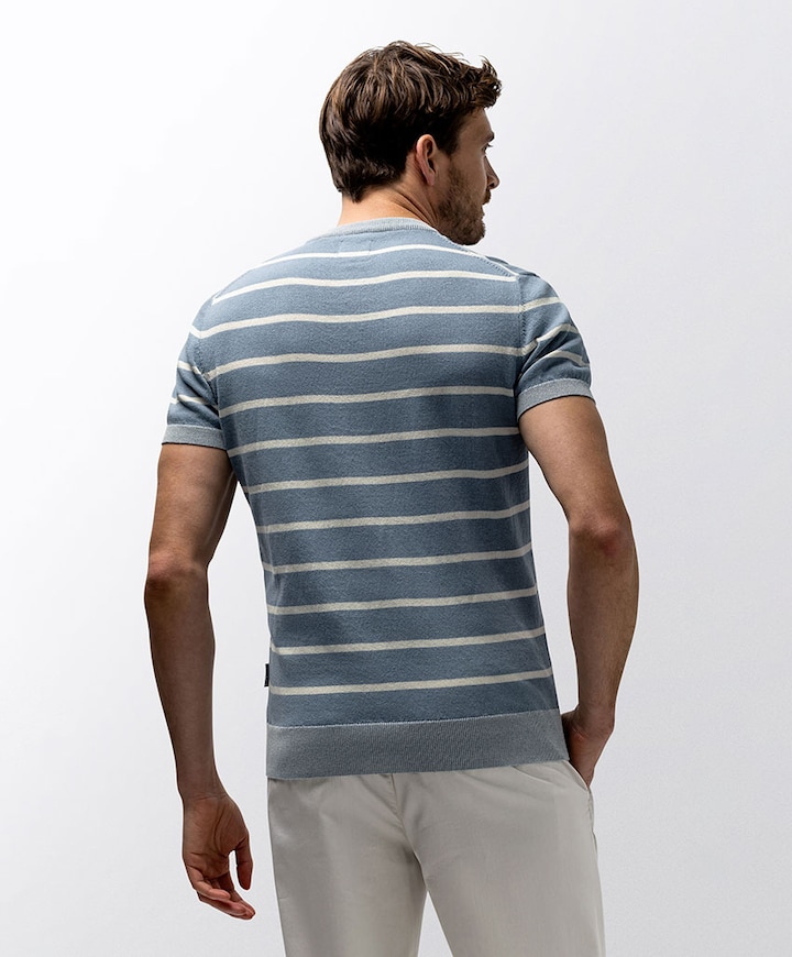 Heren T-shirt blauw