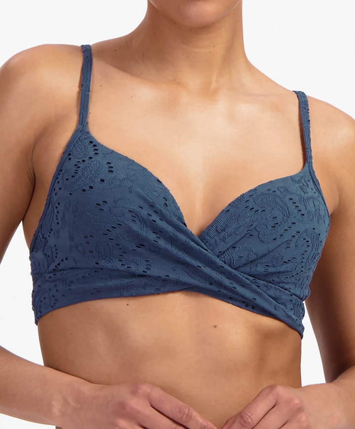 Dames bikinitop blauw
