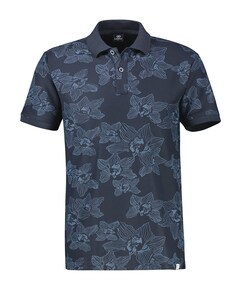 Heren polo blauw