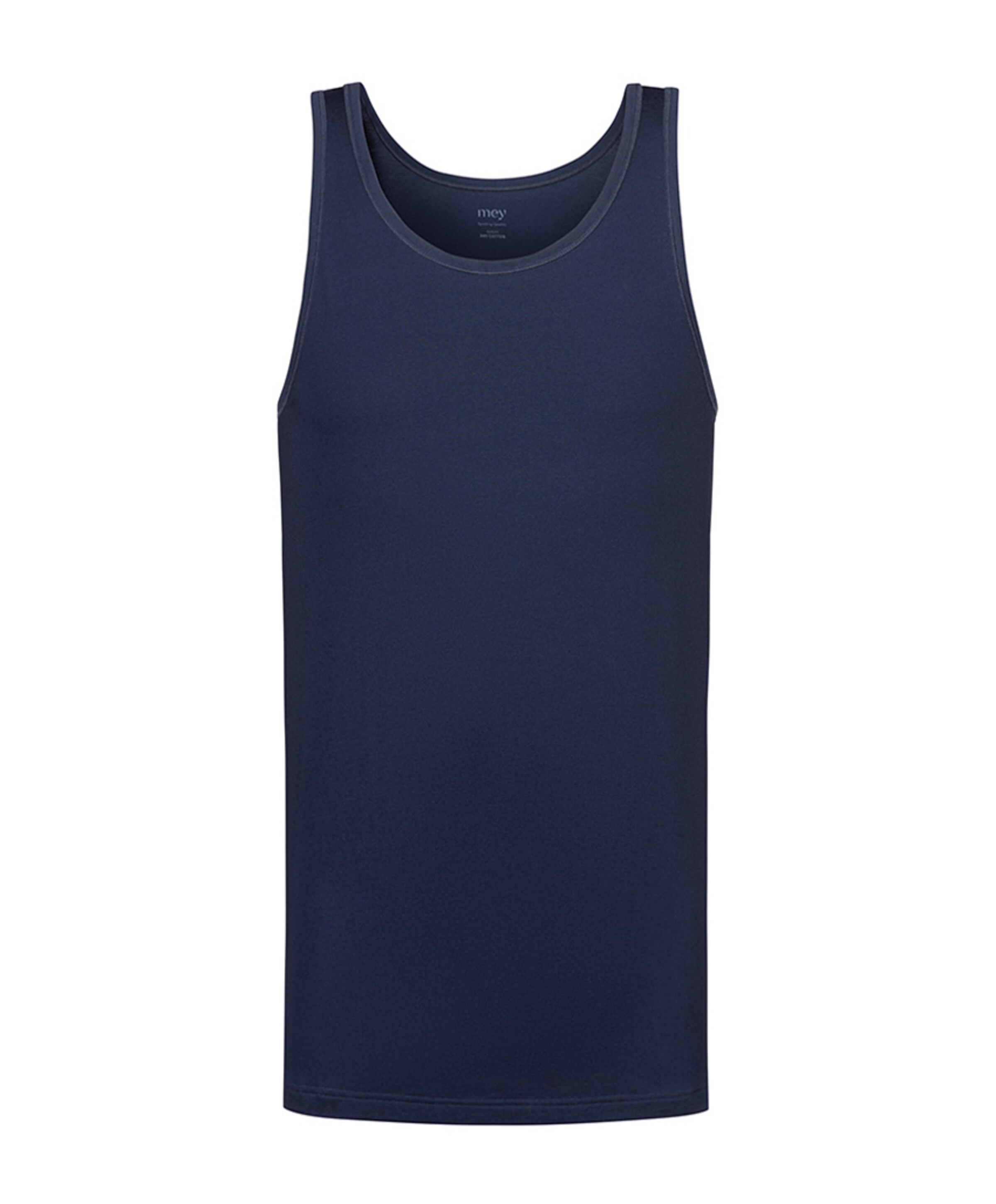 Heren singlet blauw