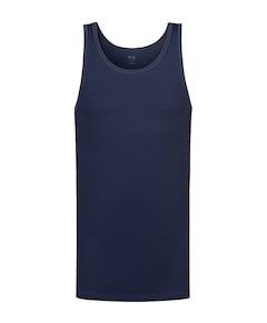 Heren singlet blauw